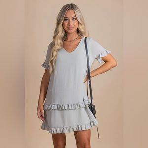 Bella Ella Boutique “Extraordinary Life Ruffle Mini Dress”